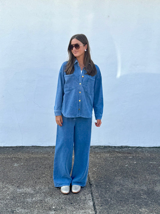 Washed Knit Pants