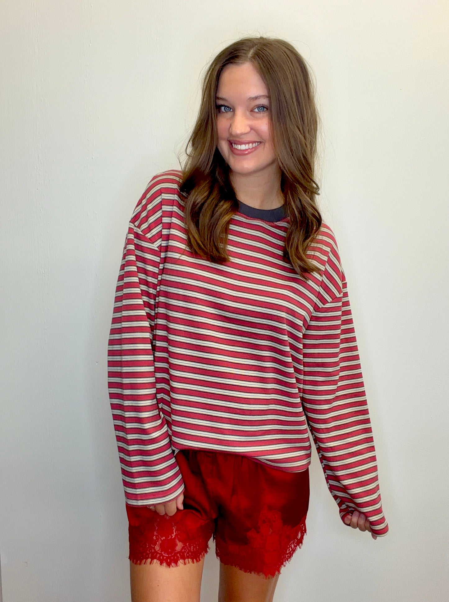 Striped Lounge Top