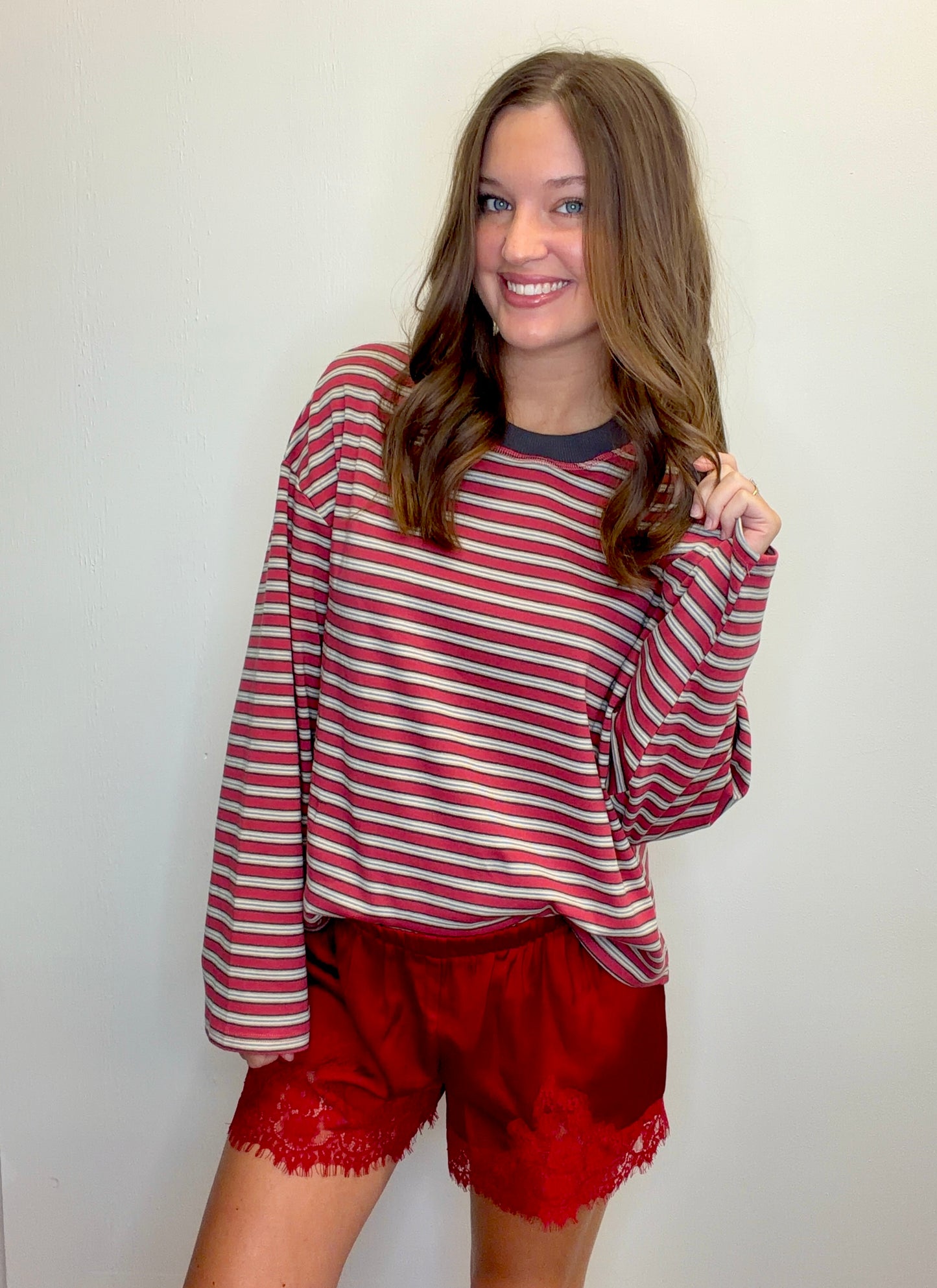 Striped Lounge Top