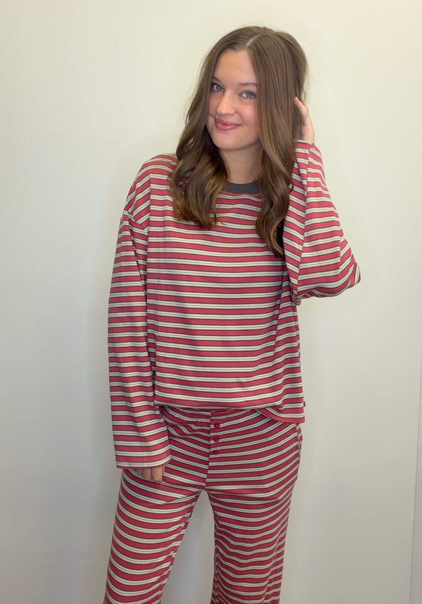 Striped Lounge Top