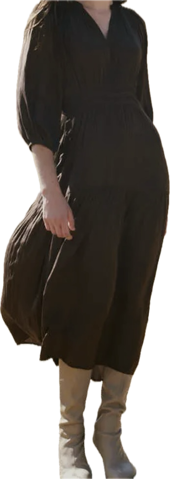 Satin Mid Dress