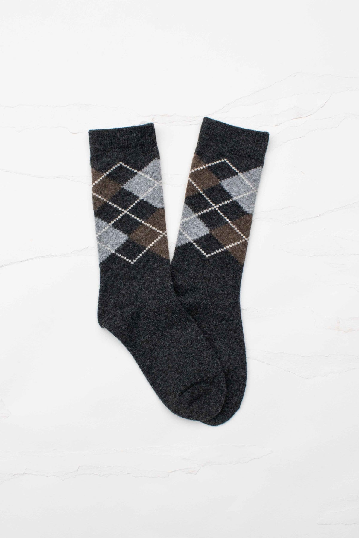 Classic Argyle Crew Socks