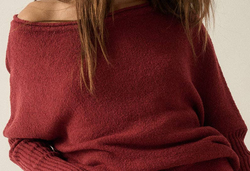Boatneck Dolman Sweater