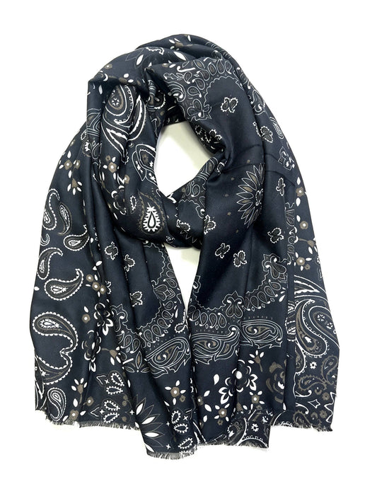 Black Bandana Scarf
