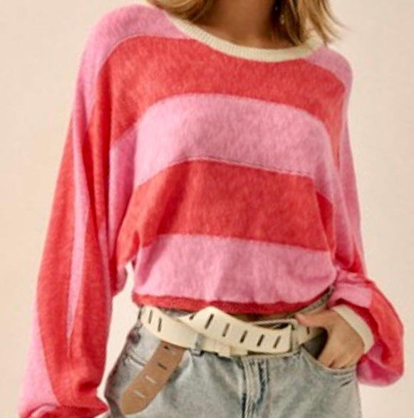 Stripe Knit Sweater